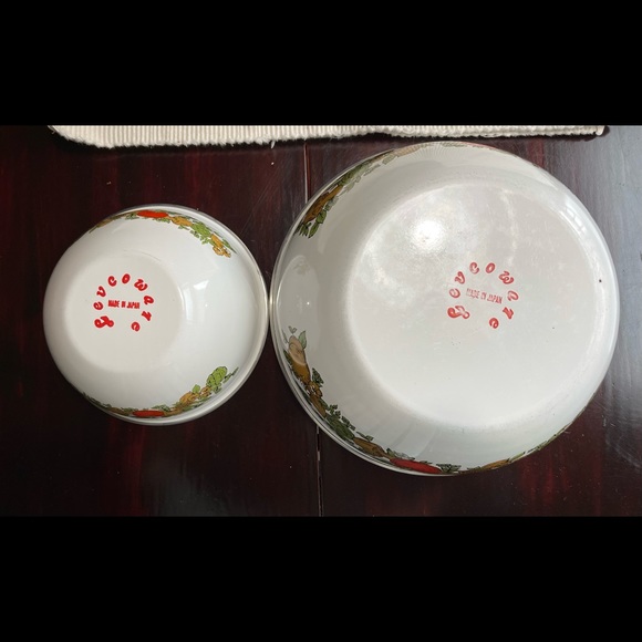 Vintage Lenovo Ware Japan Spice O’Life Metal Bowls - Picture 3 of 11